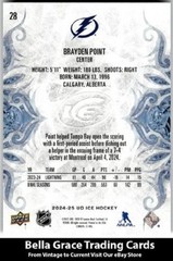 2024-25 Upper Deck Ice Brayden Point #28 Tampa Bay Lightning NHL Hockey