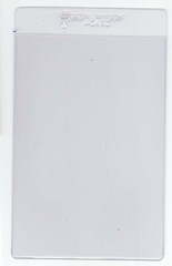 50 Semi Rigid Card Holders Size #3 Sleeves For Tall Cards W Lip 3 3/8 x 5 1/2&Prime;