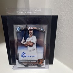 Topps 2025 Bowman Draft Chrome Prospect Autos Colin Yeaman Orioles #CPA-CY