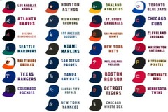 (30) Sports Card Tall Dividers With (30) FREE Customized MLB Cap Labels