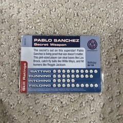 2000 Pacific Humongous Entertainment Backyard Baseball 2001 – Pablo Sanchez