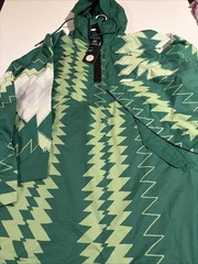 Nike Nigeria « Naija » Woven Poncho green One Size Fit All Soccer Training NWT