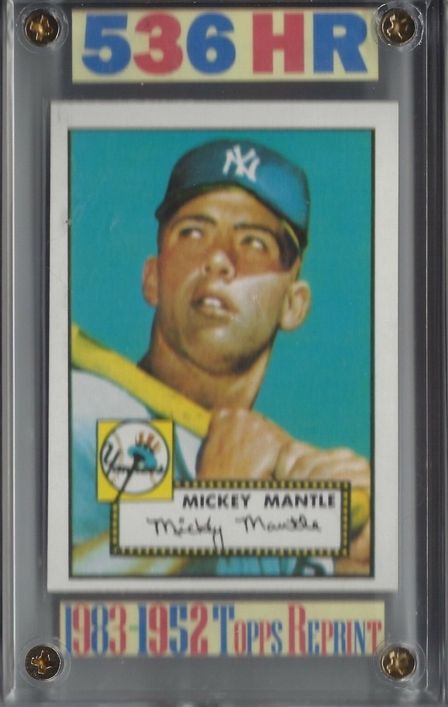 1983 1952 Topps 201-407 Reprint Buy 1-50% OFF 2nd Mantle-Mays-Robinson-Matthews