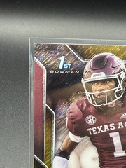 Mario Craver 2025 Bowman Chrome U #BCA-MC 1st Prospect AUTO Gold Shimmer [07/50]