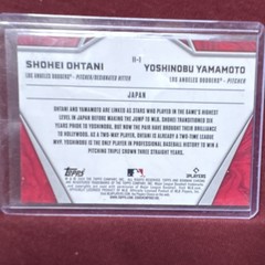 Topps 2024 Bowman Chrome International Impact II-1 Ohtani Yamamoto Dodgers