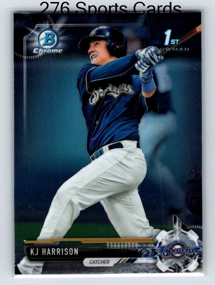 2017 Bowman Chrome Draft Baseball Card #BDC110 KJ Harrison