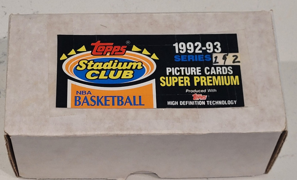 1992-93 STADIUM CLUB BASKETBALL COMPLETE 400-CARD Series 1&2 SET! SHAQ RC! MJ!