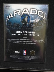 2025-26 Topps Chrome Basketball Update Joan Beringer RC Paradox Insert