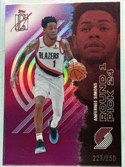 2025-26 Topps Signature Class – Anfernee Simons #70 Magenta Refractor /250