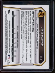 2026 Bowman Chrome 1st Jorge Quintana Blue X-Fractors Auto /150 #CPA-JQ