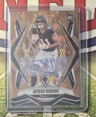 2025 Panini Phoenix Jayden Higgins Rookies Auto RC Bronze Pandora Prizm #/99