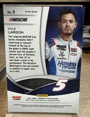 Kyle Larson 2022 Chronicles Spectra Racing Interstellar Red #d /49