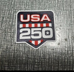 NBA Finals USA 250 Silicone Rubber Championship Patch 2×2 Inch Iron on Sew on