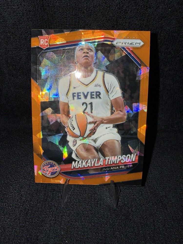 Panini ‘25 Prizm WNBA Makayla Timpson RC Indiana Fever #14 (Orange cracked ice)