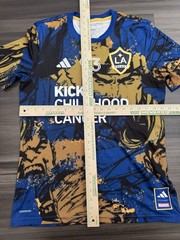 Adidas LA Galaxy Royal 2023 MLS Works Kick Childhood Cancer x Marvel Jersey Sz M