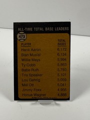 1973 Topps – All-Time Leaders Hank Aaron #473