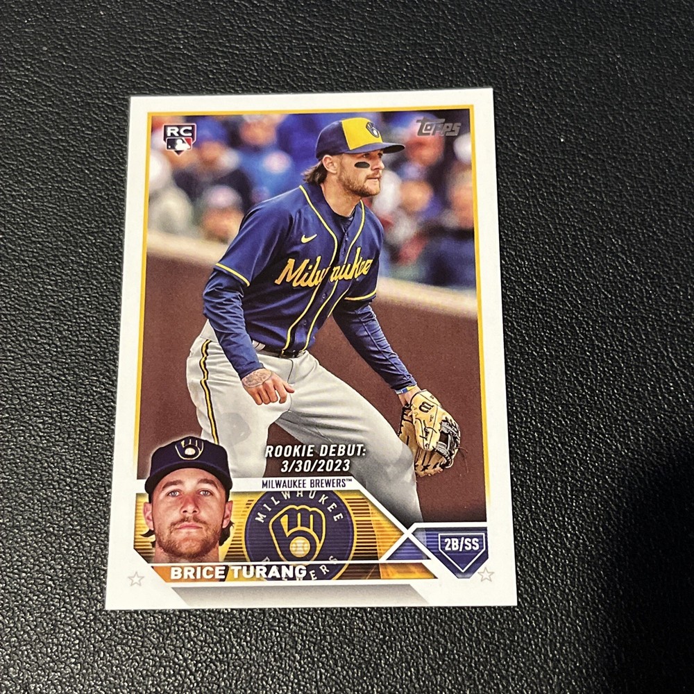 2023 Topps Update Series – Rookie Debut #US101 Brice Turang (RC)