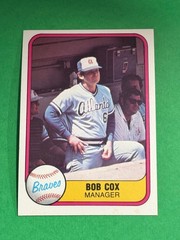 Bob Cox 1981 Fleer Atlanta Braves #247 *N137*