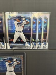Aidan West Lot (18) 2025 Bowman Draft – Metal /100, Sheet Refractor & Refractors