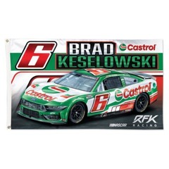 Brad Keselowski #6 Nascar Castrol Car Racing 3×5 FT Flag Wall Decore Banner