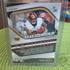 Panini 2025 Prizm Brian Robinson Jr. Snakeskin Prizm #141 Commanders /400