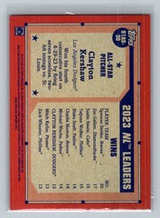 Clayton Kershaw 2026 Topps 1991 35th Anniversary All-Stars Gold #/50