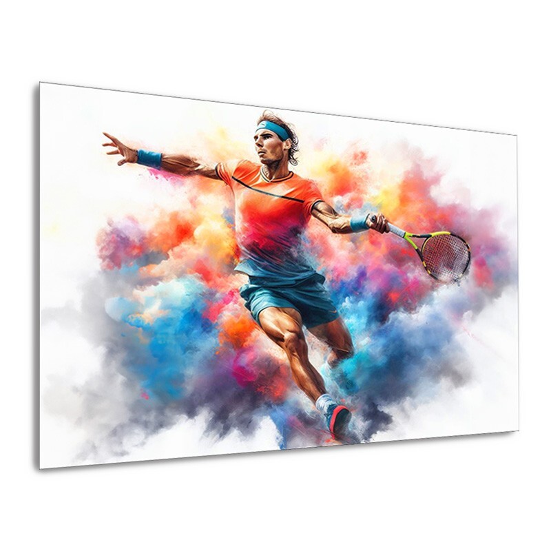 RAFAEL NADAL Original ACEO Tennis Art Sketch Print Card by RoStar LIMITED #3/7