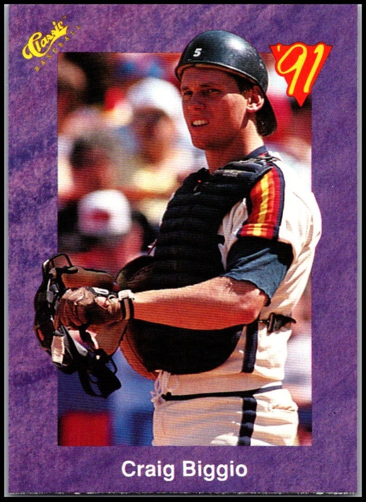 1991 Classic Game – Purple HOF #7 Craig Biggio FREE SHIPPING!