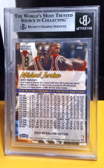 1997-98 Fleer Ultra Michael Jordan #23G Gold Medallion Parallel – BGS 8.5+ – HOF
