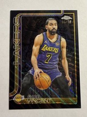 2025-26 Topps Chrome – Gabe Vincent #119 Black Pulsar Refractor /10