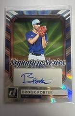 2026 Panini Donruss Signature Series Brock Porter #SS-BP Laser Auto Rangers