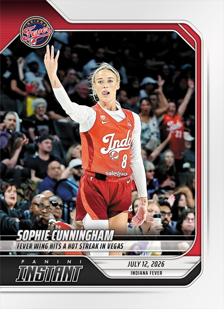 Sophie Cunningham 2026 Panini Instant WNBA #238 Indiana Fever Presale