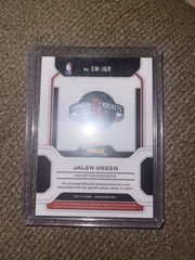 2021-22 Panini Prizm Sensational Swatches Rookie Jalen Green SW-JGR Rockets