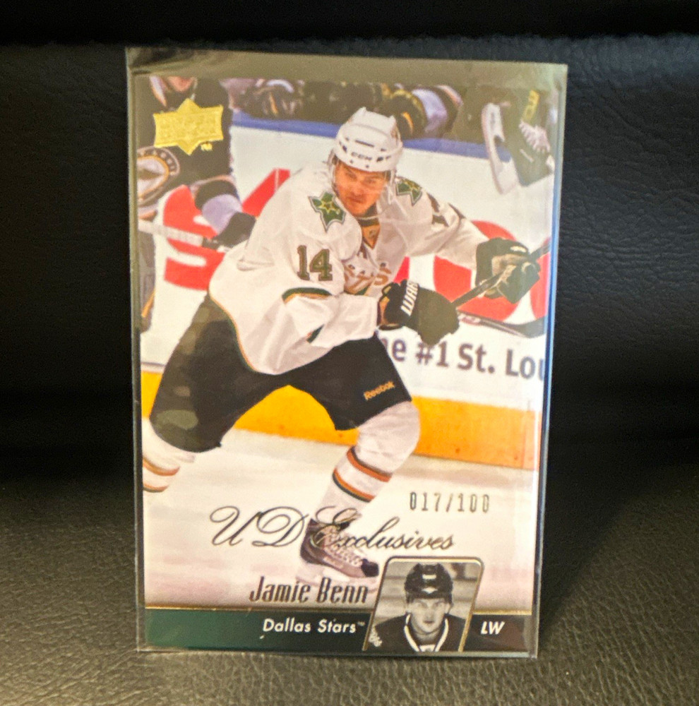 UPPER DECK 2010-11 SERIES 1 UD EXCLUSIVES JAMIE BENN #139 17/100