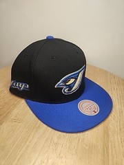 Men&rsquo;s Toronto Blue Jays MLB Mitchell & Ness Navy Black Evergreen Snapback Hat