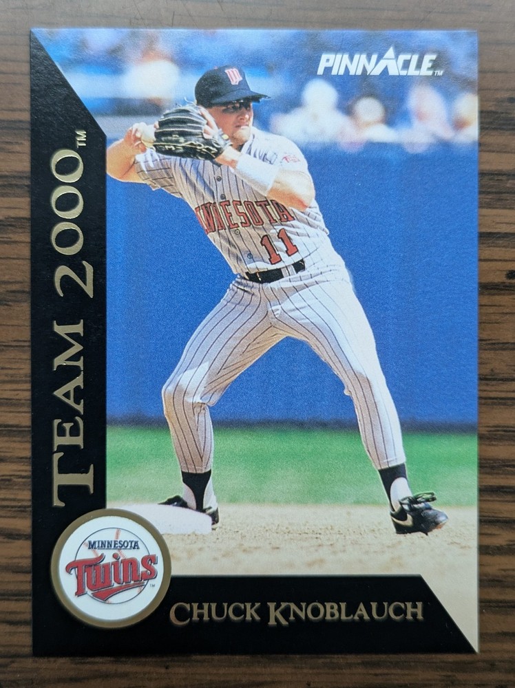 1992 Pinnacle – Team 2000 Chuck Knoblauch #6 – Minnesota Twins – 1991 AL ROY🔥