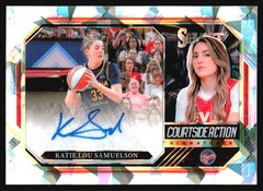 2024-25 Select Courtside Action Signatures KATIE LOU SAMUELSON Ice Prizm AUTO