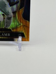 2025 Panini Select Ceedee Lamb Black And Orange Shock Prizm #98 DALLAS COWBOYS