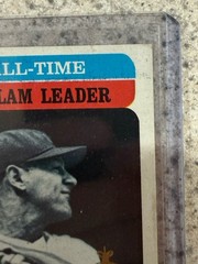 Lou Gehrig 2025 Topps Holiday Calendar Topps Originals Buyback 1973 Topps 1/1