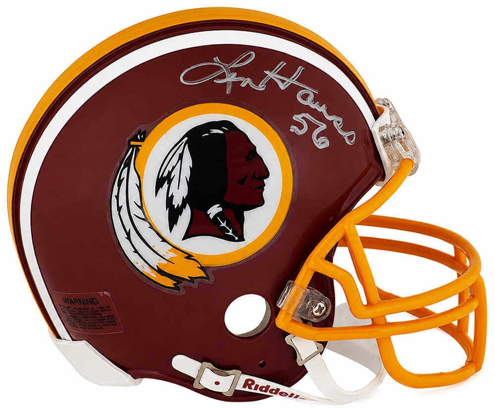 Len Hauss Signed Redskins T/B Riddell (VSR4) Mini Helmet – (SCHWARTZ SPORTS COA)