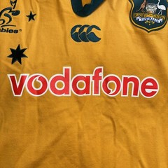 Vintage 2000s Australia Wallabies Rugby Shirt 3XL Canterbury Long Sleeve Jersey
