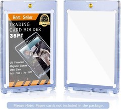 5/10/15/20/25Pcs Magnetic Trading Card Holders 35pt One-Touch Hard UV Protection