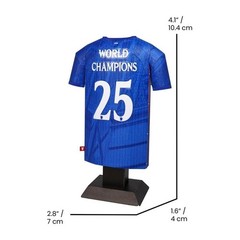 Chelsea Champions Metal Football Shirt Personalised 2025 Home Kit Alloy Shirt