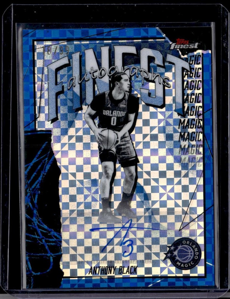 2025-26 Finest #FAU-AB Anthony Black Finest Autographs Blue X-Fractor #/99