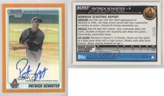 2010 Bowman Chrome Prospects Orange Refractor 11/25 Patrick Schuster Auto 0p10