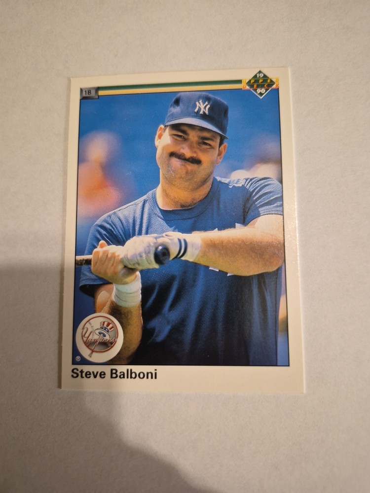 STEVE BALBONI 1990 UPPER DECK #497 FREE SHIPPIN9