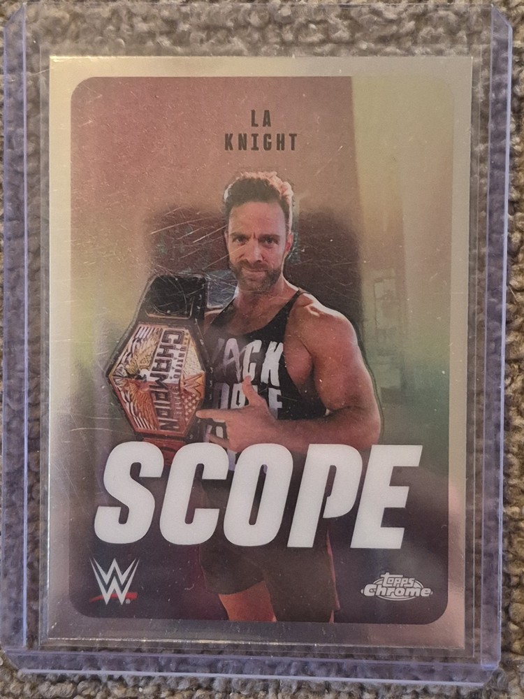 2026 Topps Chrome WWE LA Knight SCOPE SCO-6