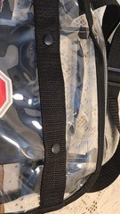 Ohio State Crossbody Carryall Clear Bag w/Zipper 12&Prime;x12&Prime;x6&Prime;