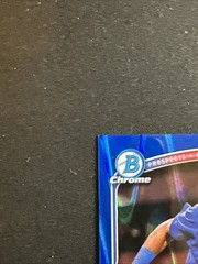 2025 Bowman Chrome Ronny Cruz Auto Blue Ray Wave Refractor /150 #CPA-RCR