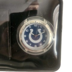 Sparo Indianapolis Colts NFL Dark Brown Watch And Wallet Gift Set G